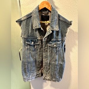 AllSaints Denim Vest